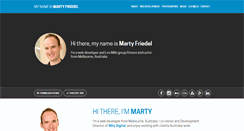 Desktop Screenshot of martyfriedel.com