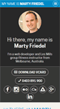 Mobile Screenshot of martyfriedel.com